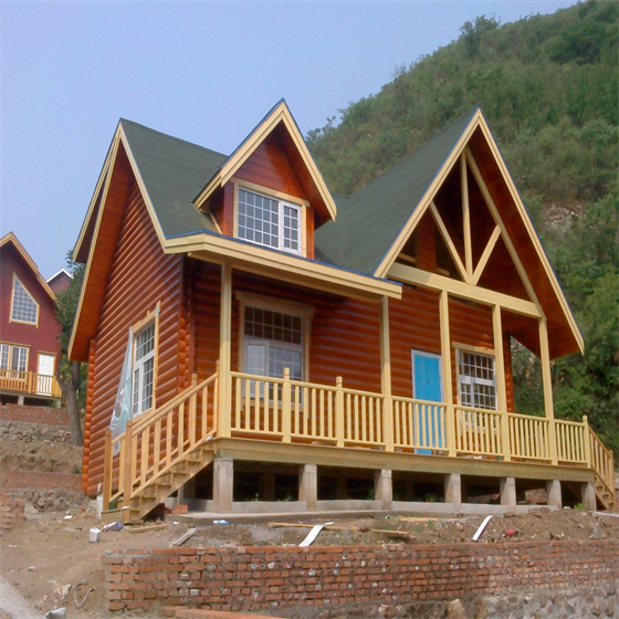 阳泉景区大型木屋建造施工